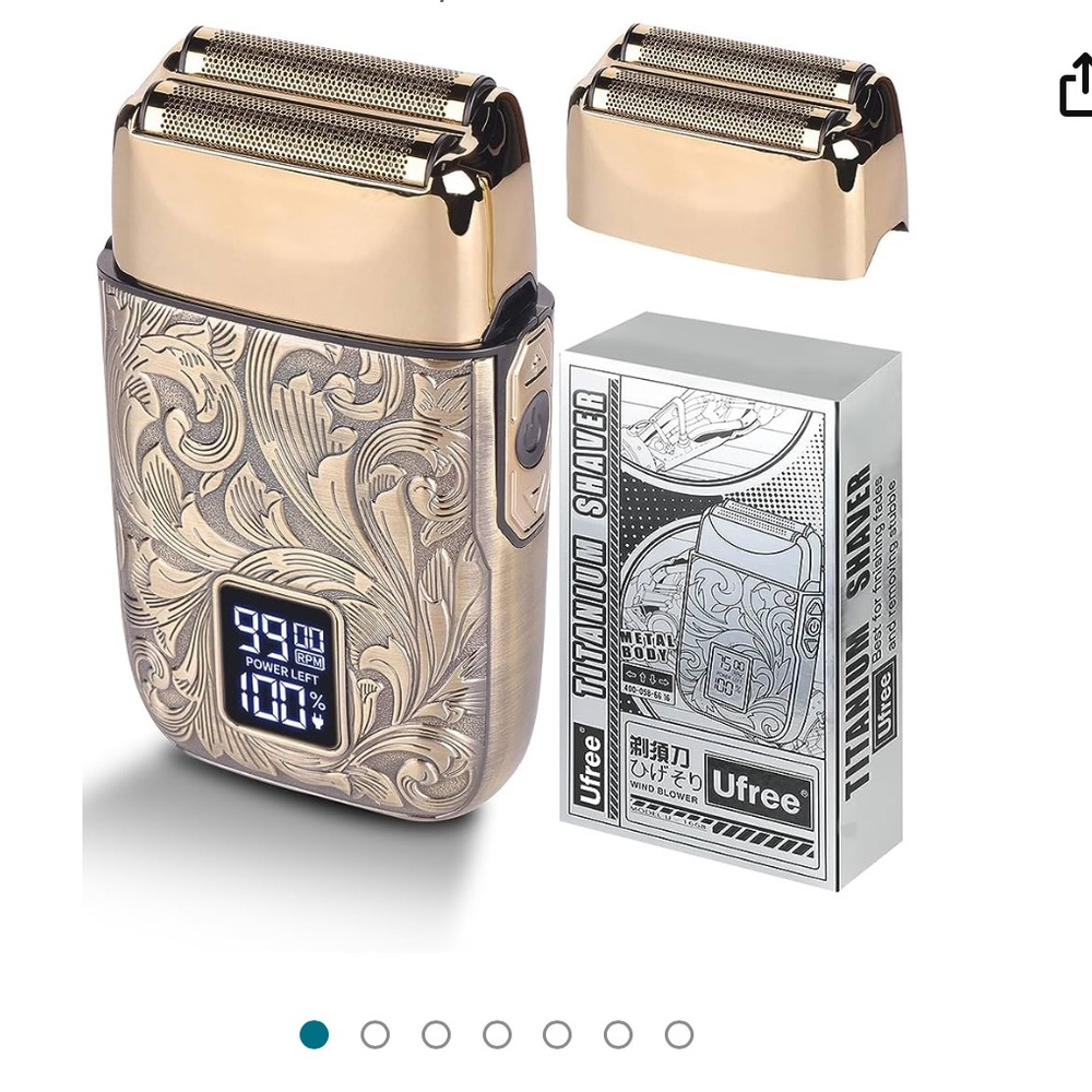 3-Speeds Dry Electric Razor for Close Shave